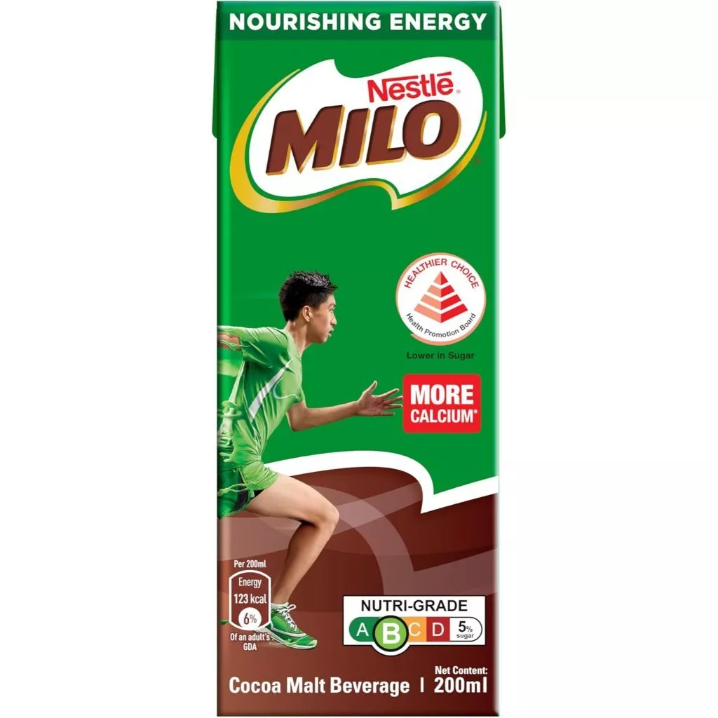 Milo UHT Chocolate Malted Milk Original Packet Drink (24x200ml) - Image 4