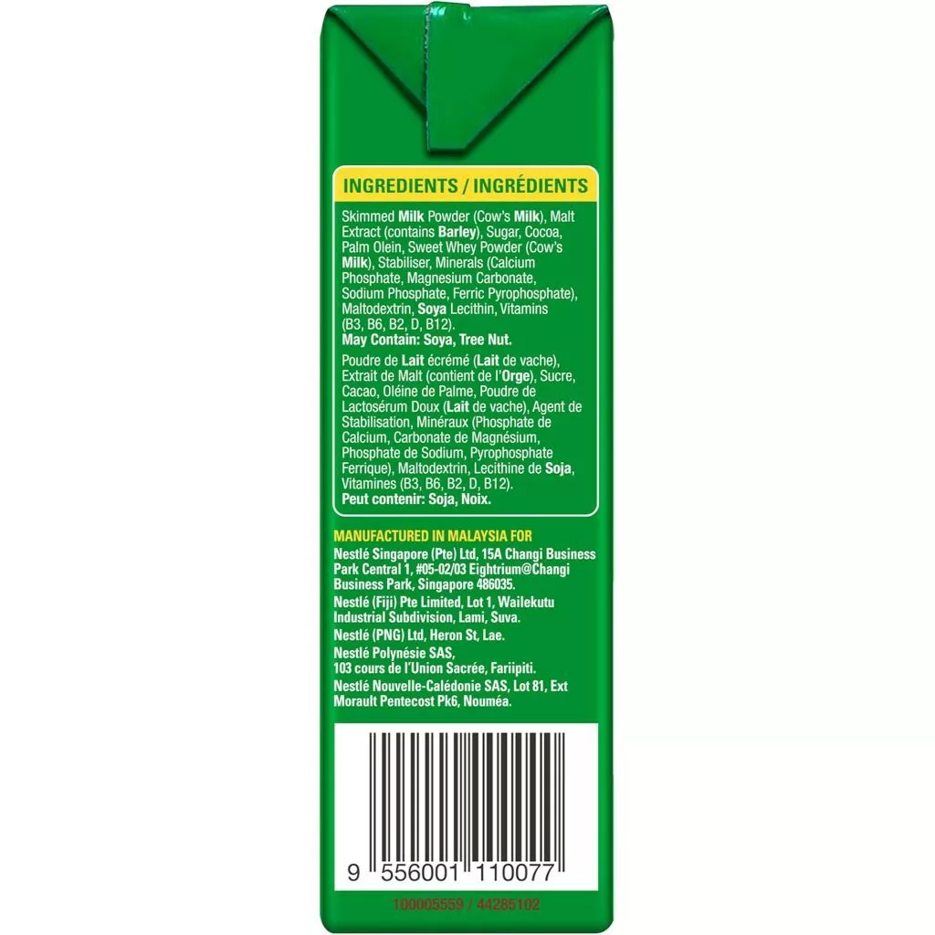 Milo UHT Chocolate Malted Milk Original Packet Drink (24x200ml) - Image 6